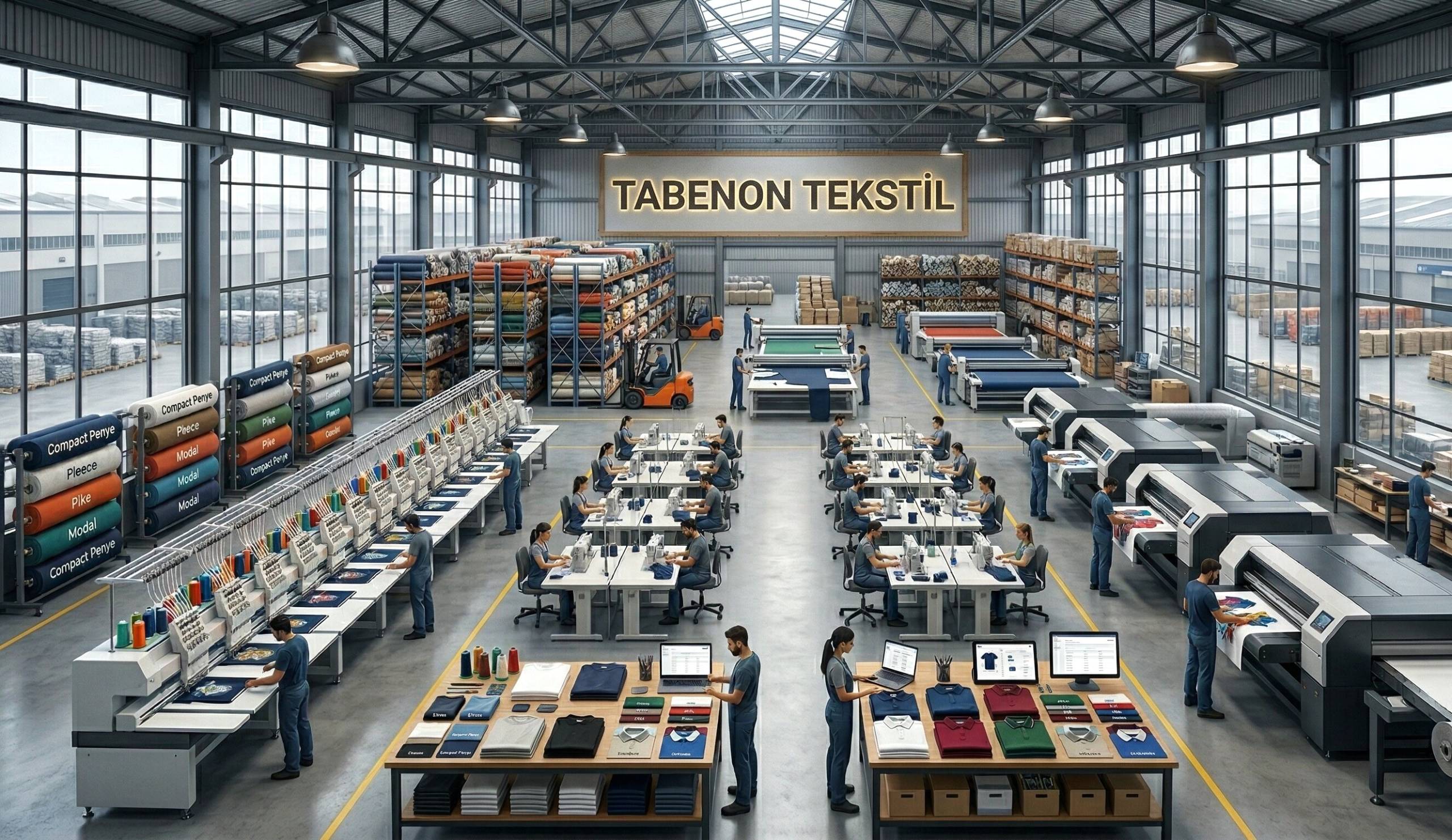 Tişört İmalatı (Baskılı - Baskısız - Nakışlı)